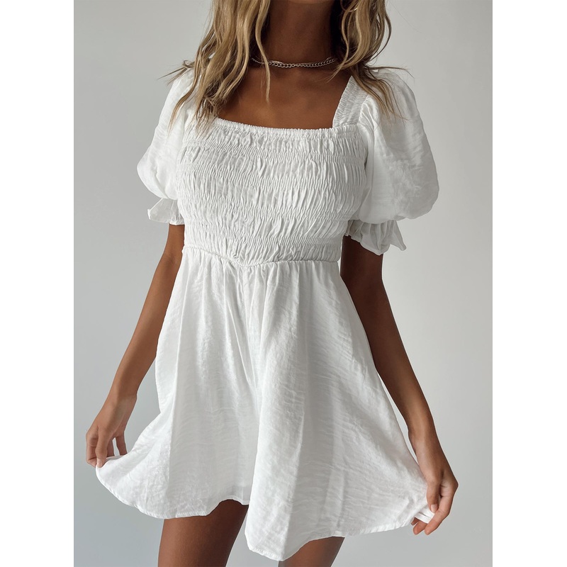Gemi Romper White