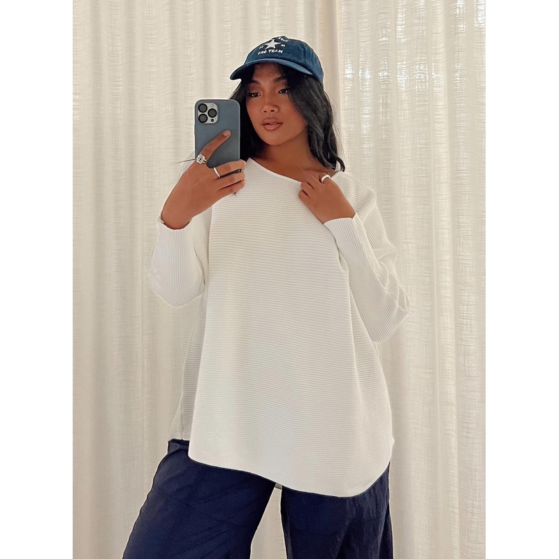 Radio Star Sweater White
