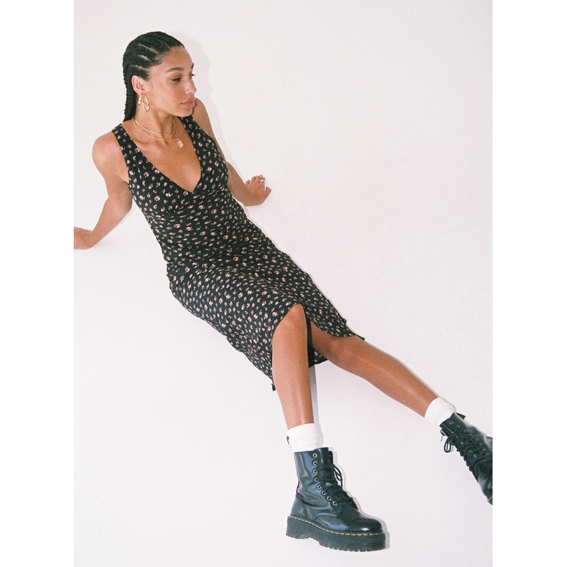 Sariah Midi Dress Black