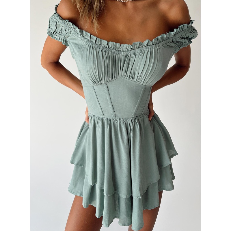 Tahiti Romper Sage
