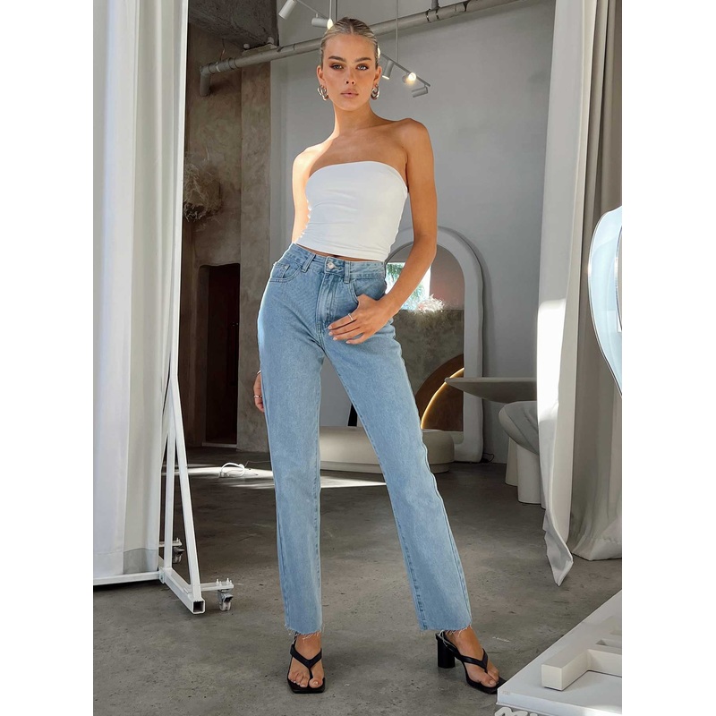 Aston Low Rise Slim Jean Denim