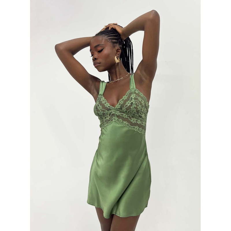 Bel Air Mini Dress Green