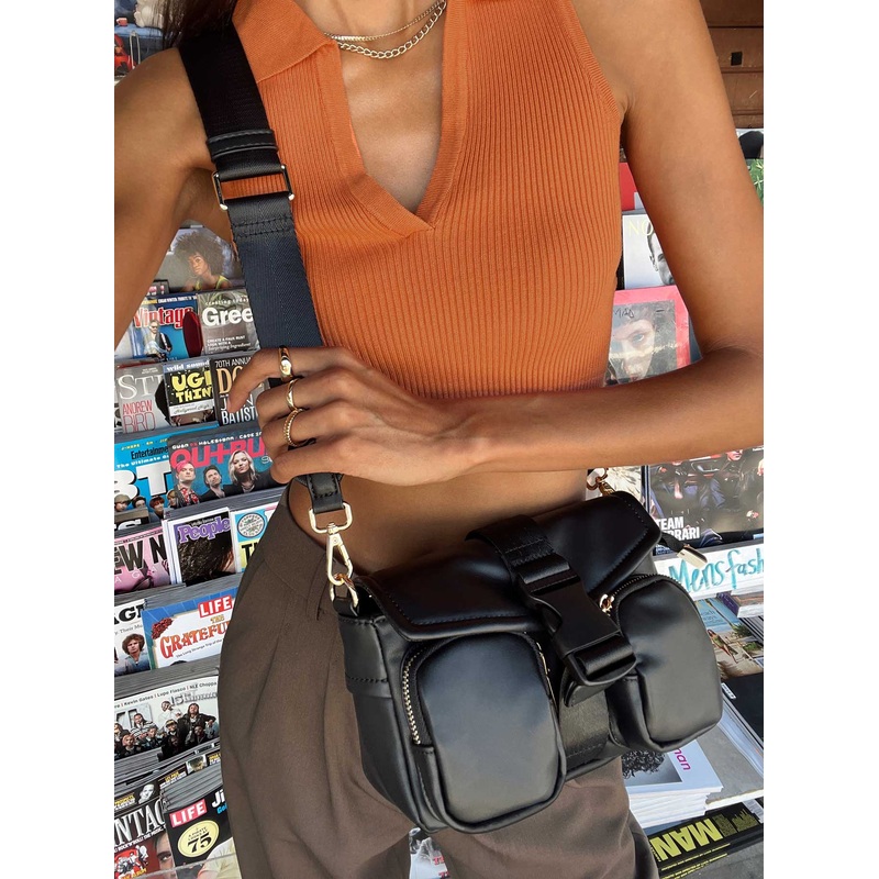 Carrie Jane Crossbody Bag Black