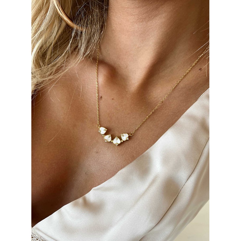 Cloverfiled Necklace Gold