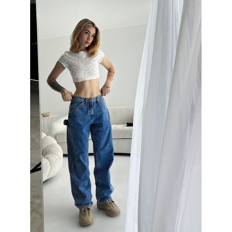 Downtown Slouched Jeans Denim