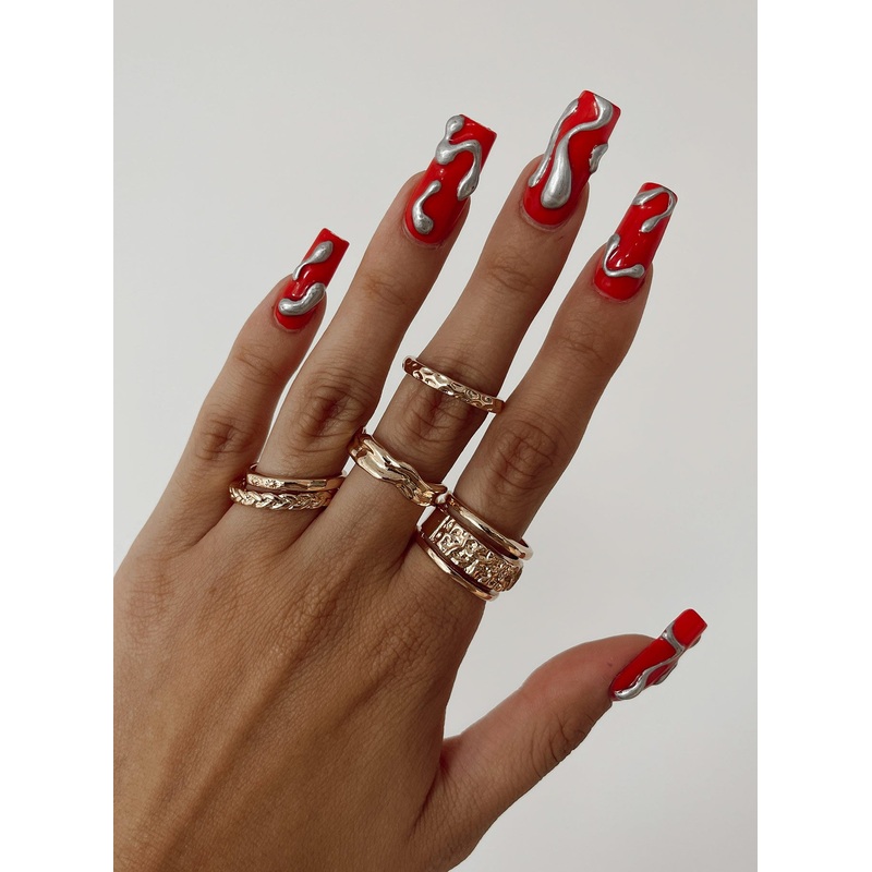 Isabel Ring Pack Gold