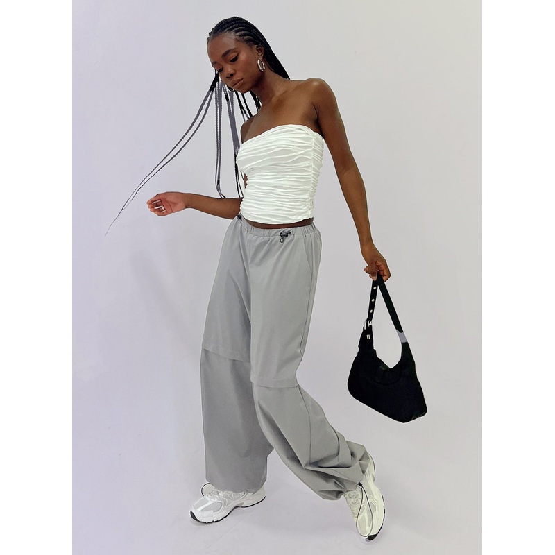 Jason Parachute Pants Grey