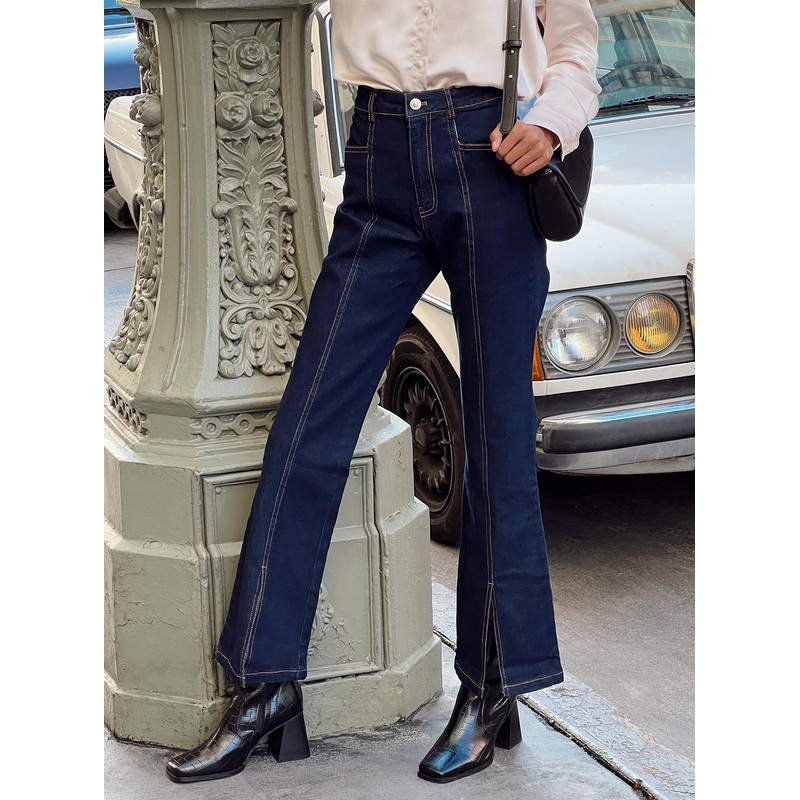 Johnny Flare Dark Wash Jeans Denim