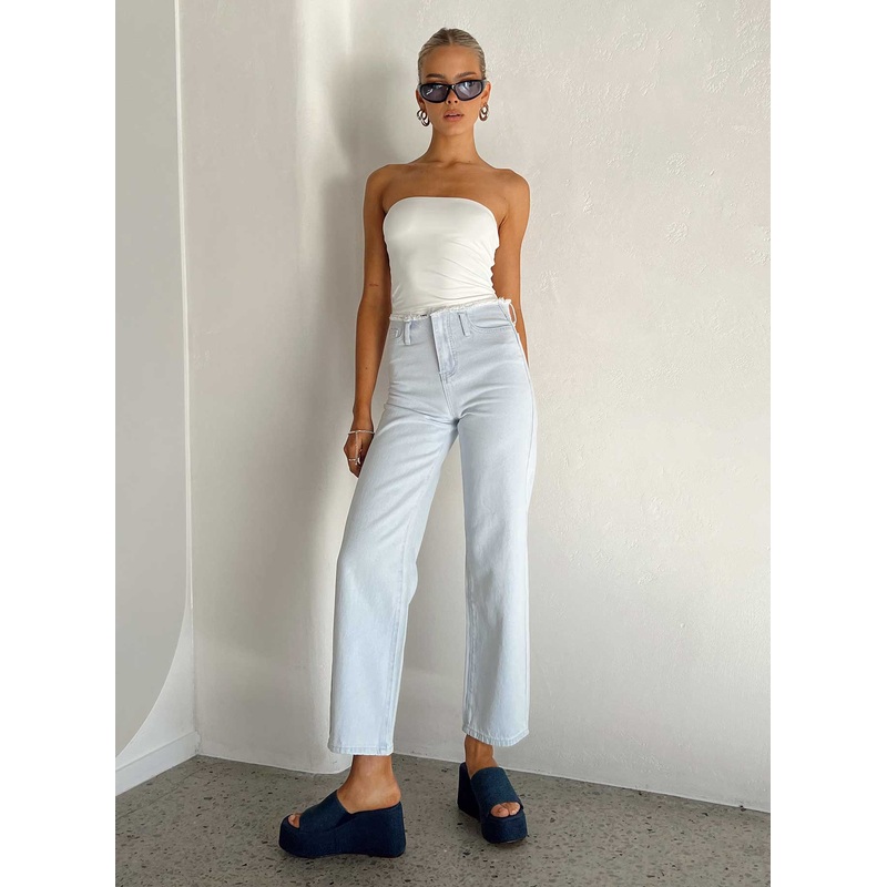 Layton Straight Leg Light Wash Jean Denim