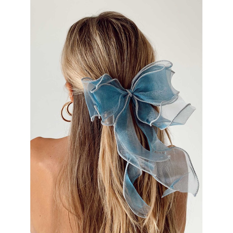Linney Hair Bow Blue