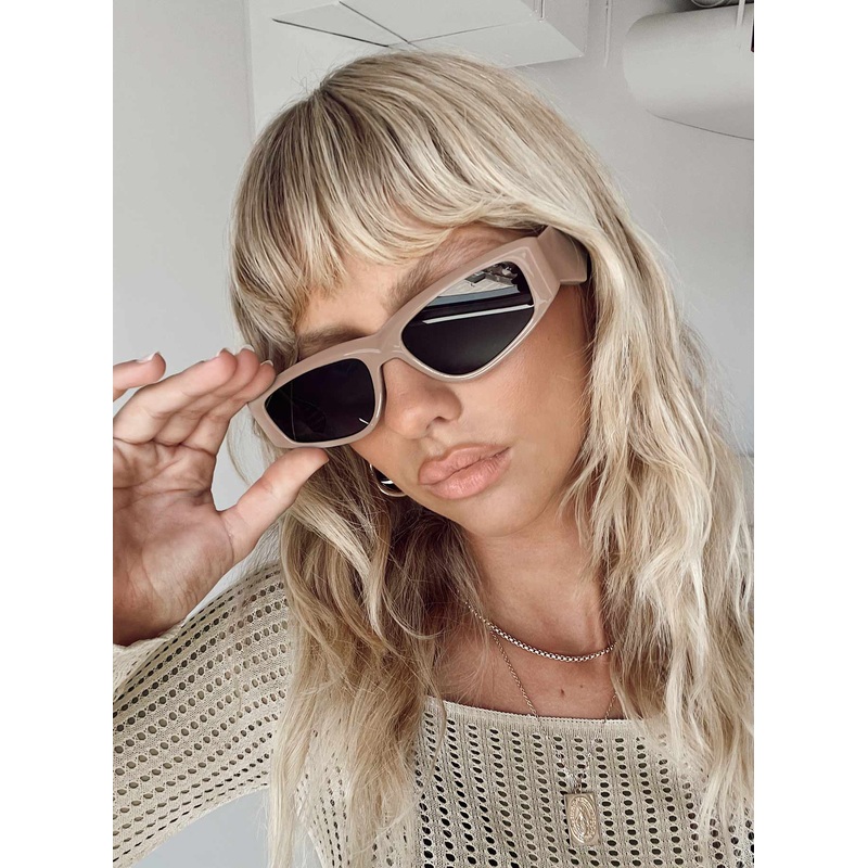 Look Into My Eyes Sunglasses Beige