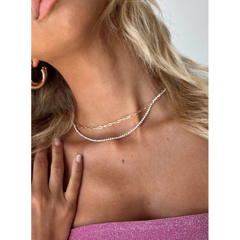 Meena Necklace Gold