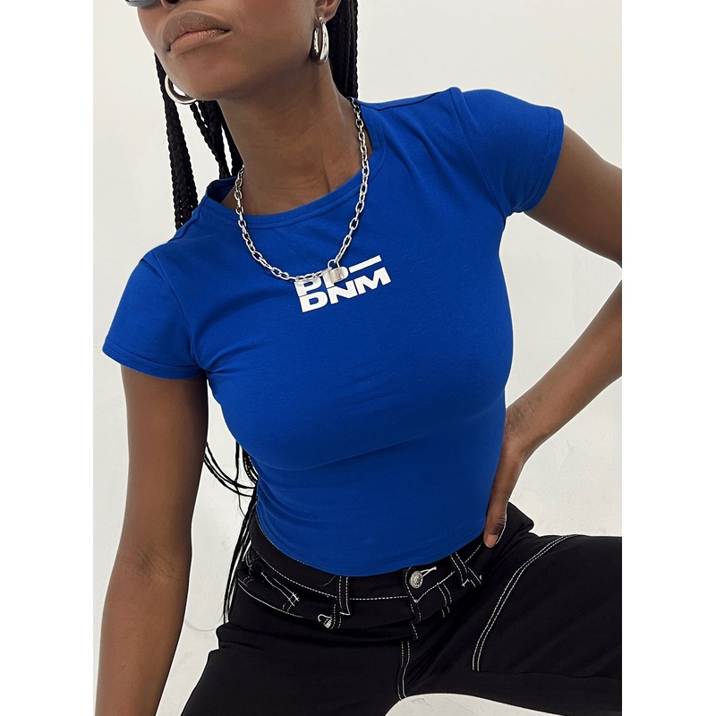 Polly Denim Club Tee Blue