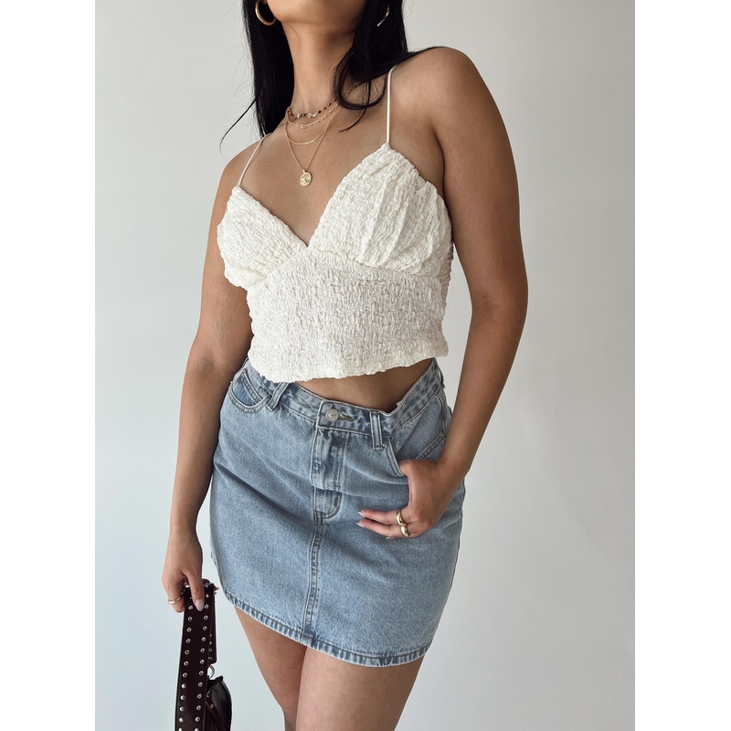 Bedford Mini Skirt Denim