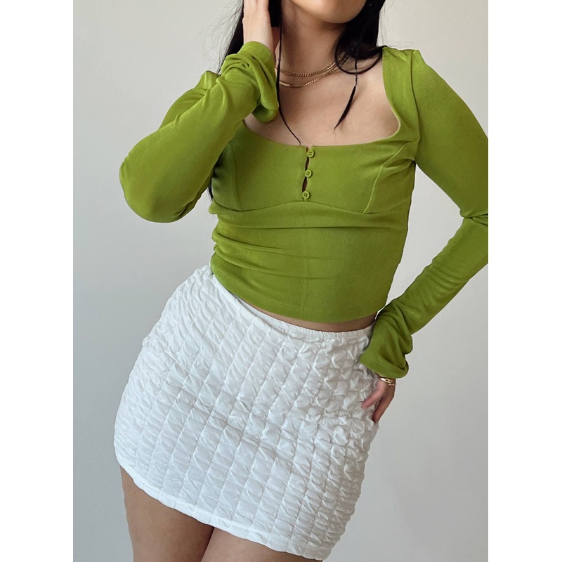 Cadence Mini Skirt White