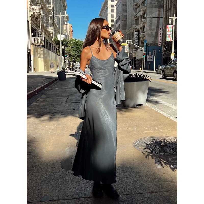 Callie Maxi Set Grey