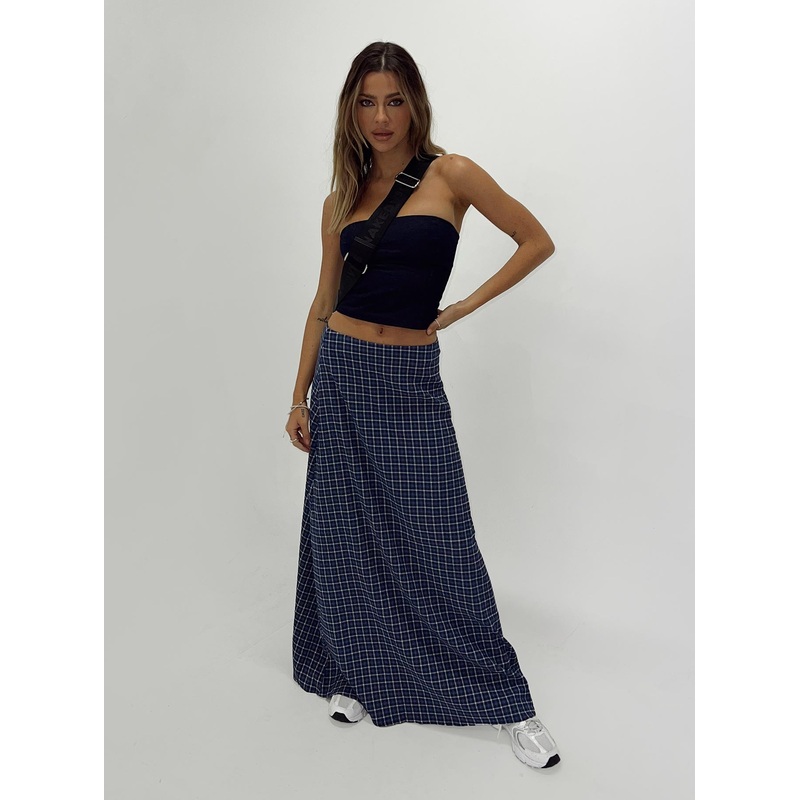 Janee Maxi Skirt Navy