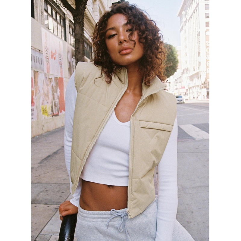 Kirby Puffer Vest Cream