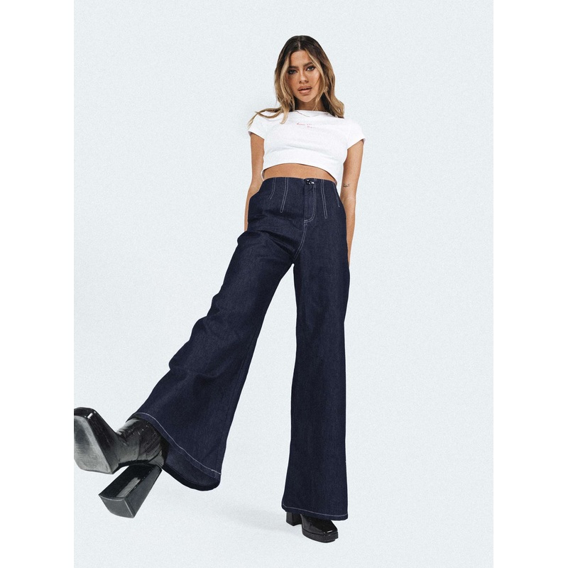 Misty Wide Leg Jeans Denim