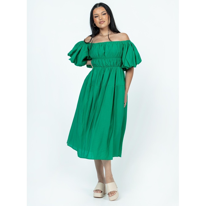 Neri Midi Dress Green