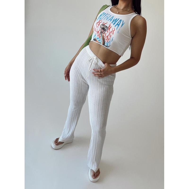 Santorini Knit Pant Ivory