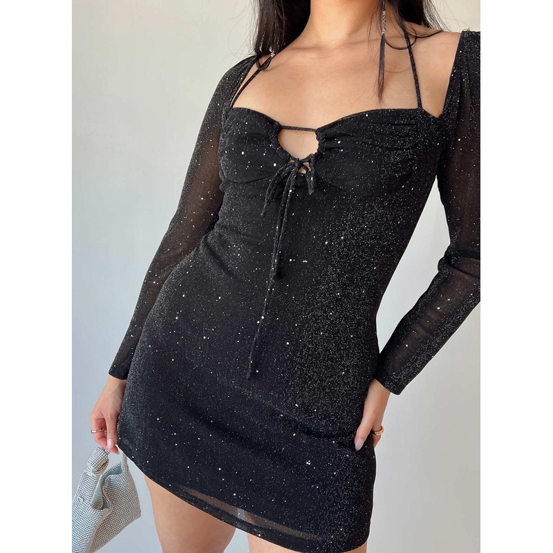 Stassie Mini Dress Black