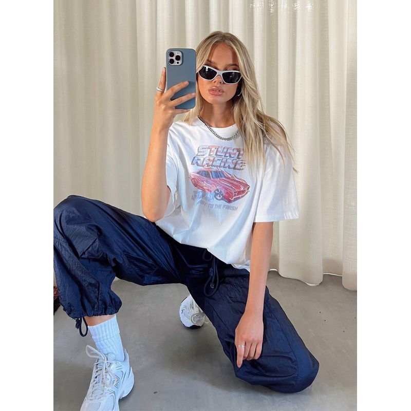 Stunt Racer Tee Ivory