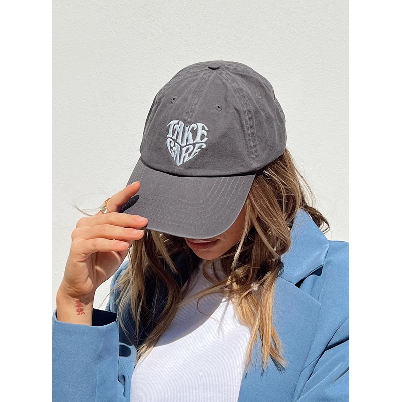Take Care Dad Cap Slate