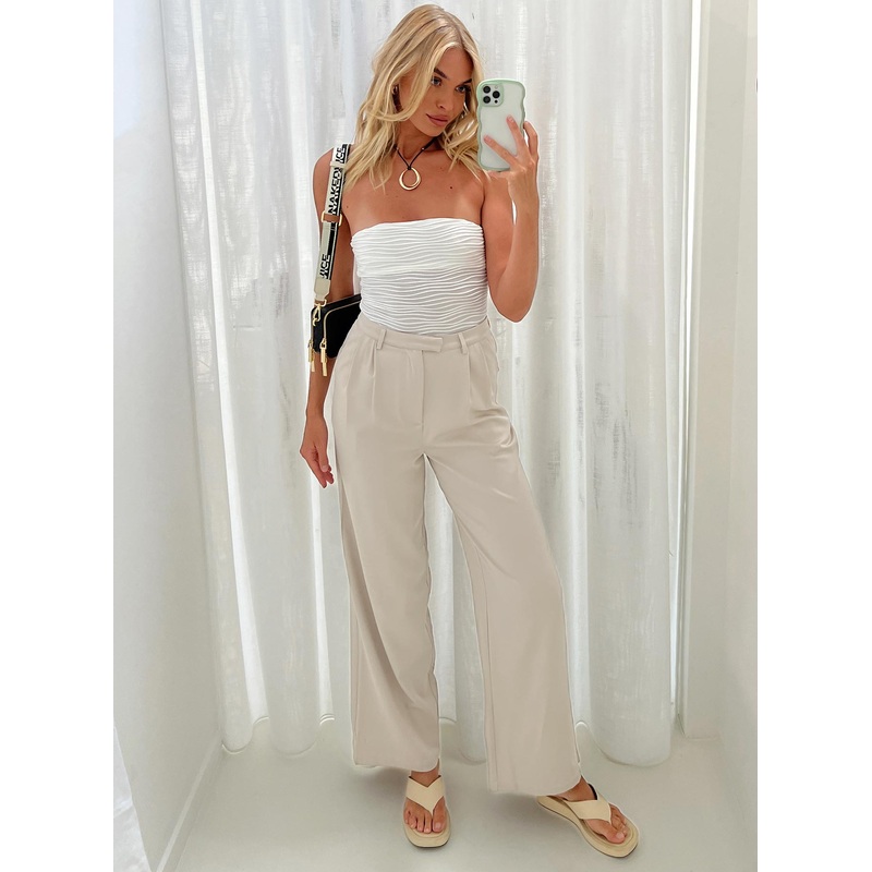 Amalia Pants Beige Tall
