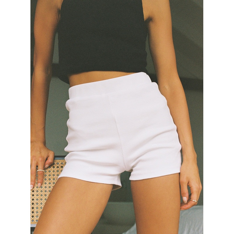 Bailey Bike Short White Tall