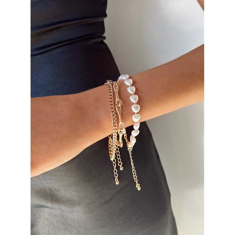 Davide Bracelet Pack Gold