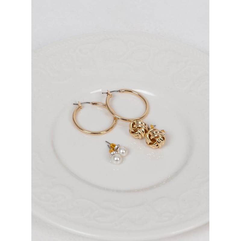 Gracey Earring Pack Gold