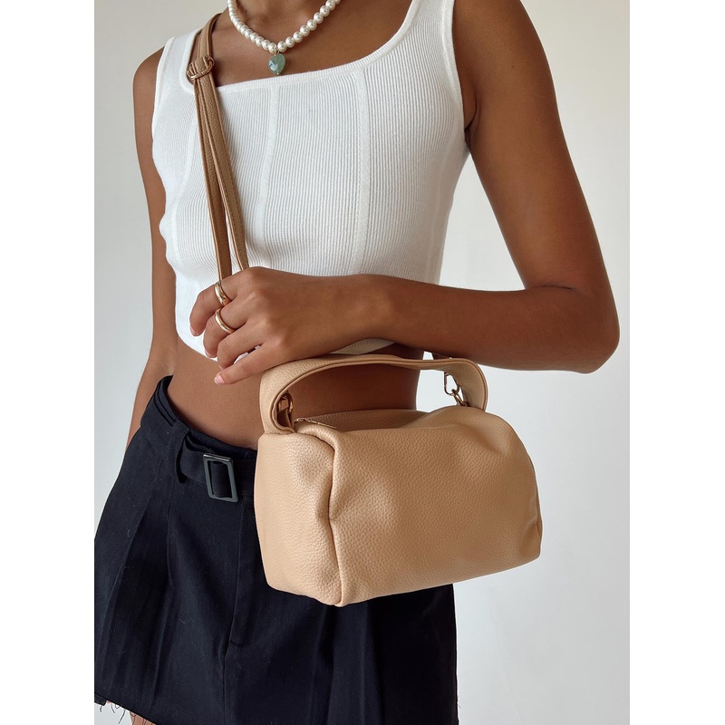 Knox Top Handle Bag Beige