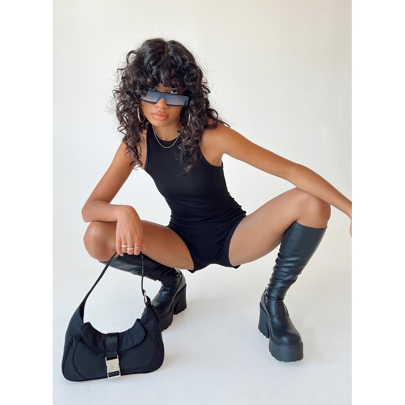 Nelda Romper Black