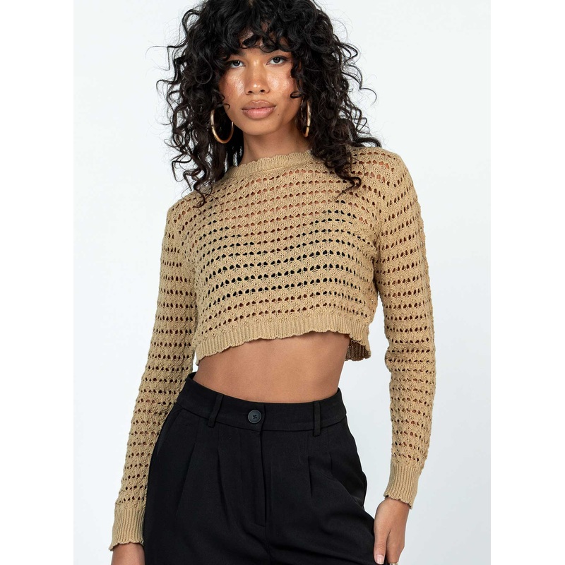 Terra Knit Sweater Beige