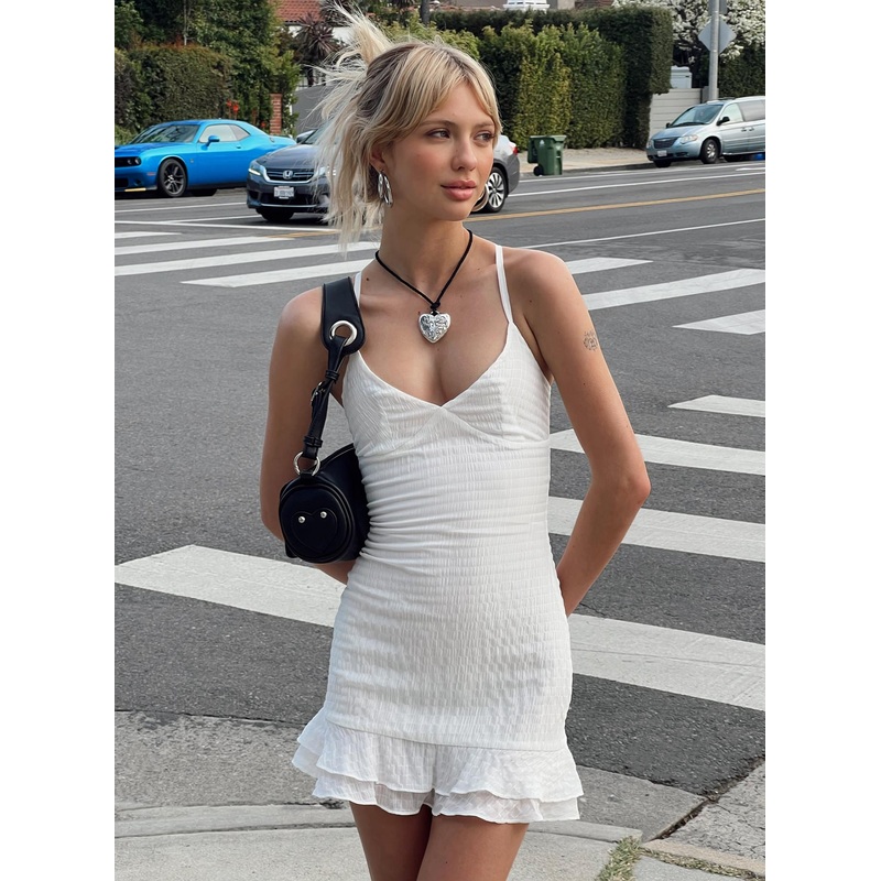 Arsia Mini Dress White