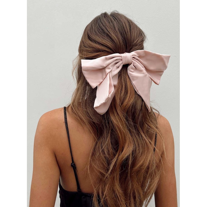 Aya Hair Bow Pink