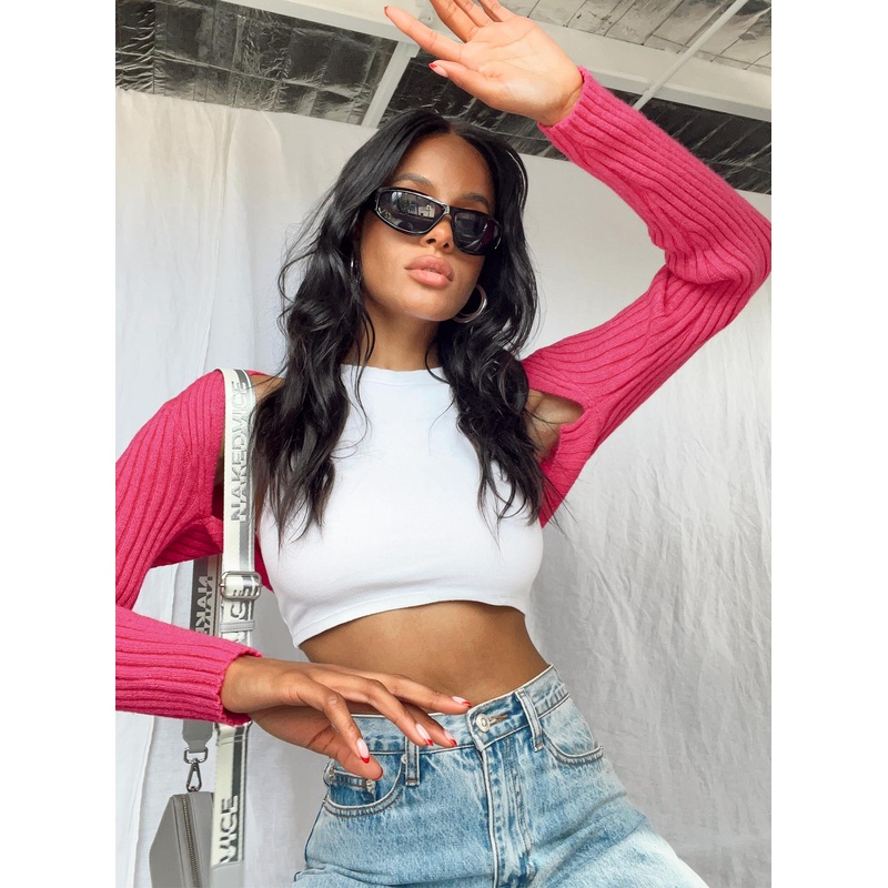 Aytan Bolero Sweater Pink