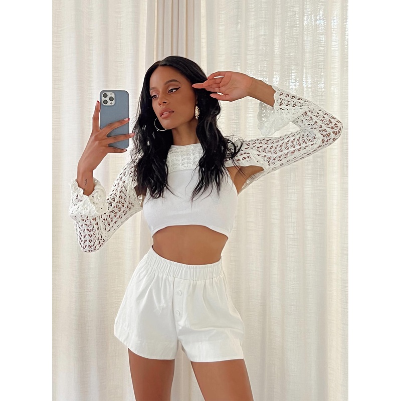 Day Dream Shorts White