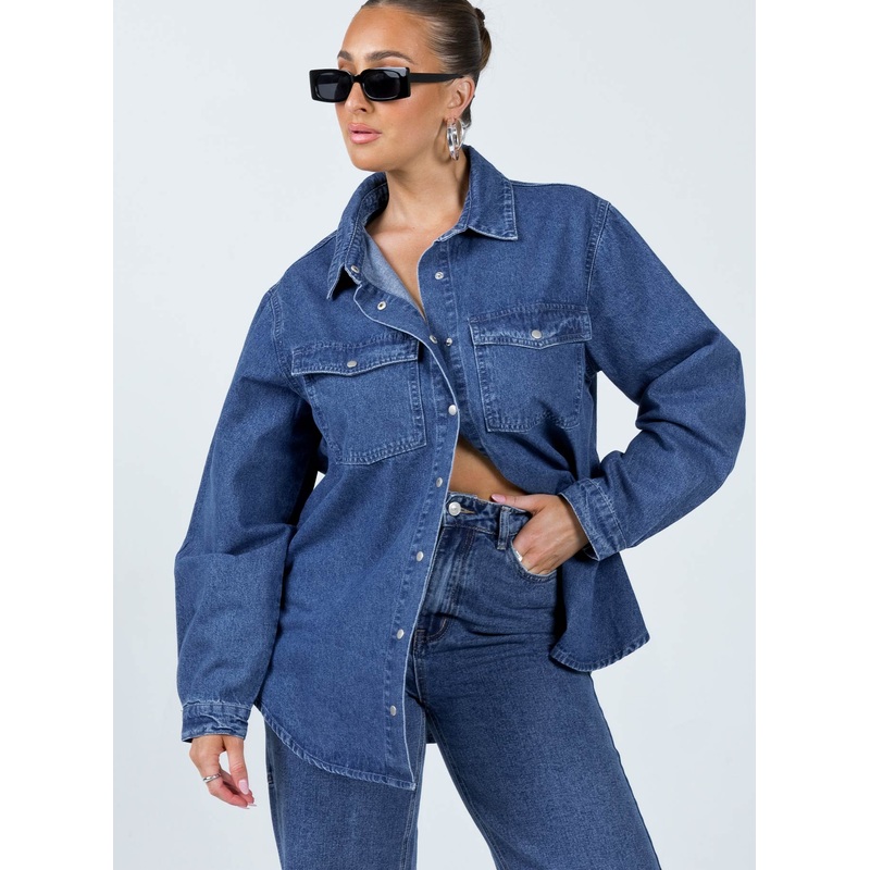 Hopkins Denim Jacket Mid Wash