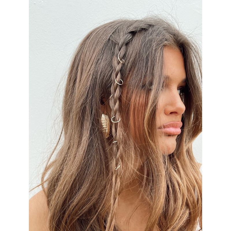 Takeover Hair Rings Gold