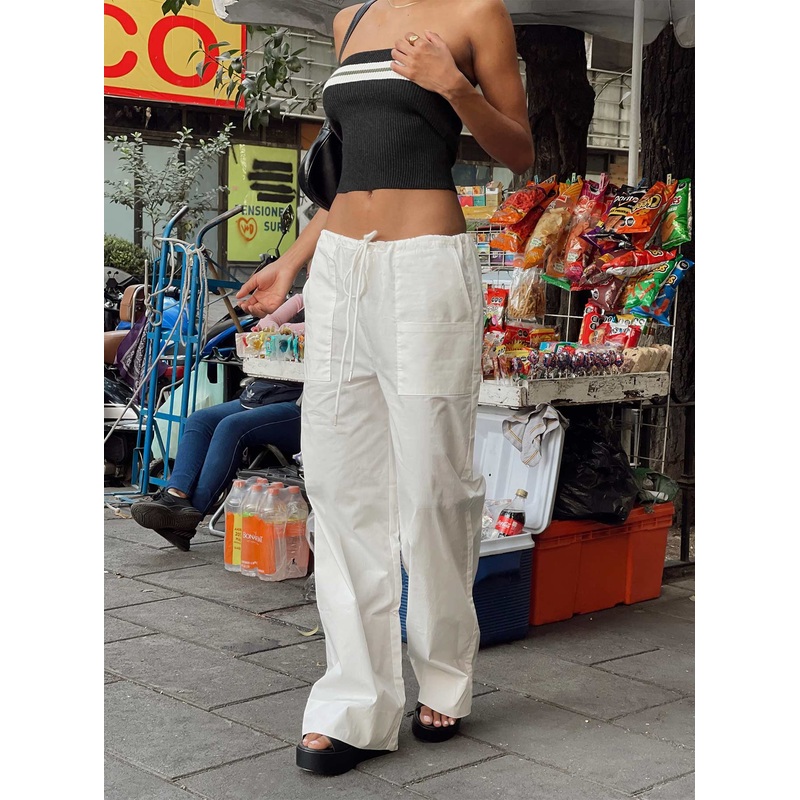 The Niel Pants White