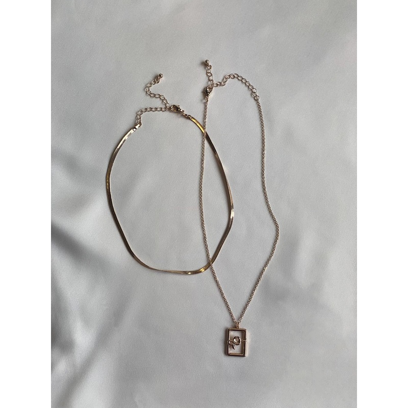 Mani Serpent Necklace Gold