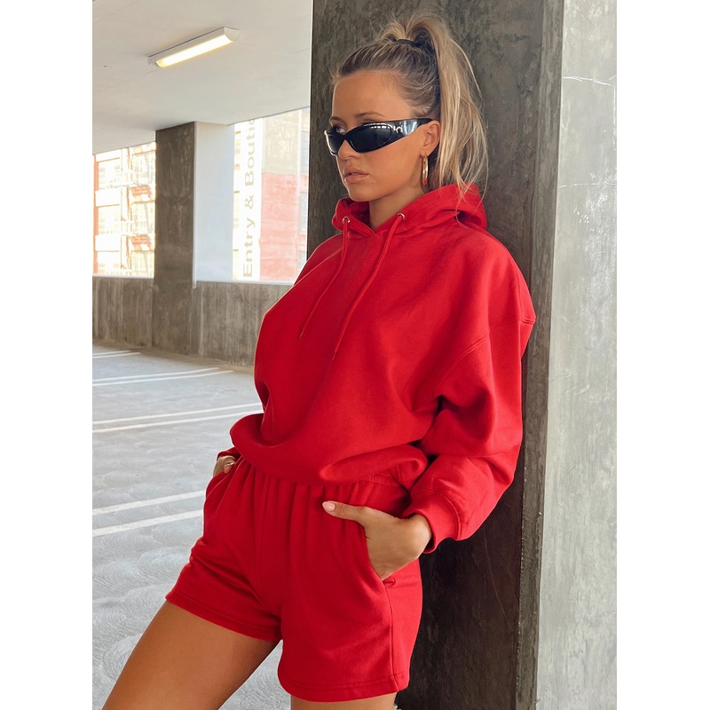 Voce Hoodie Red