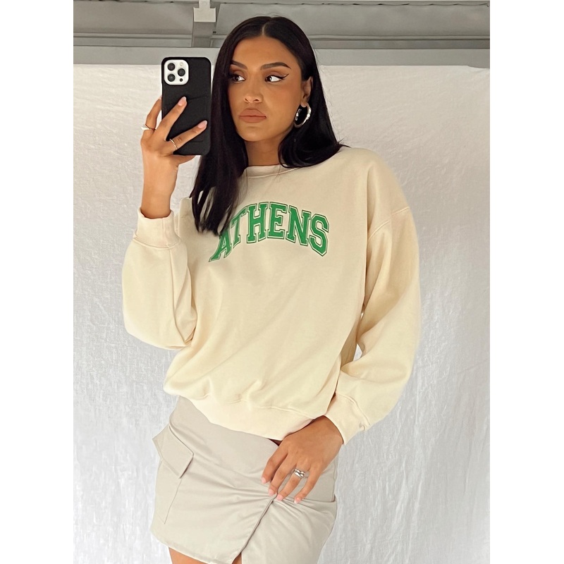 Athens Sweatshirt Cream