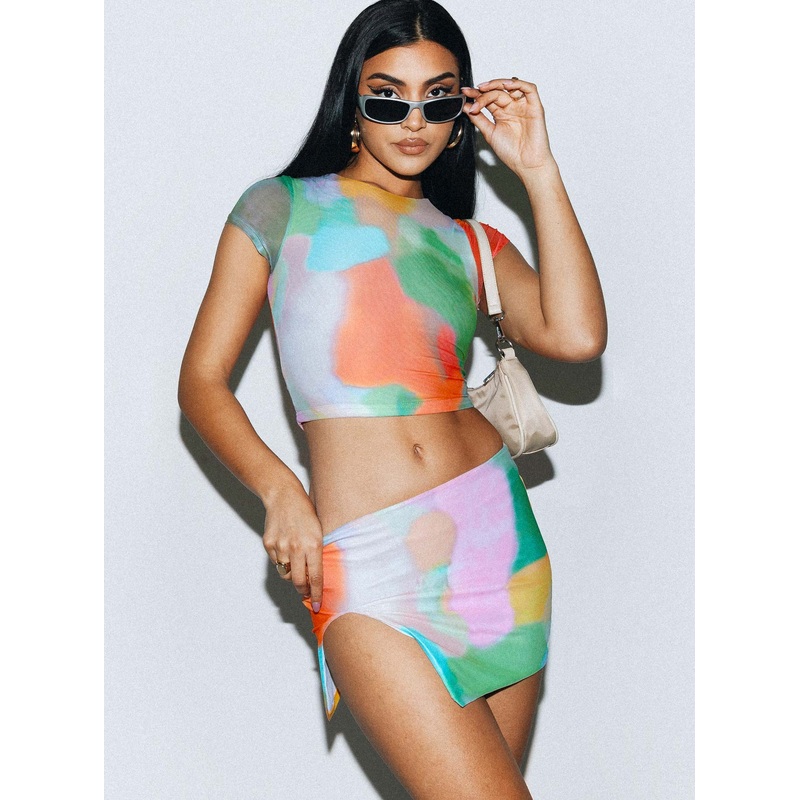 Bold Move Mini Skirt Multi