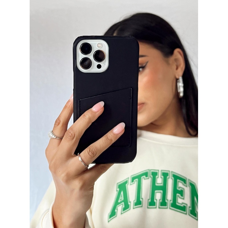 Carvey Nylon iPhone Case Black