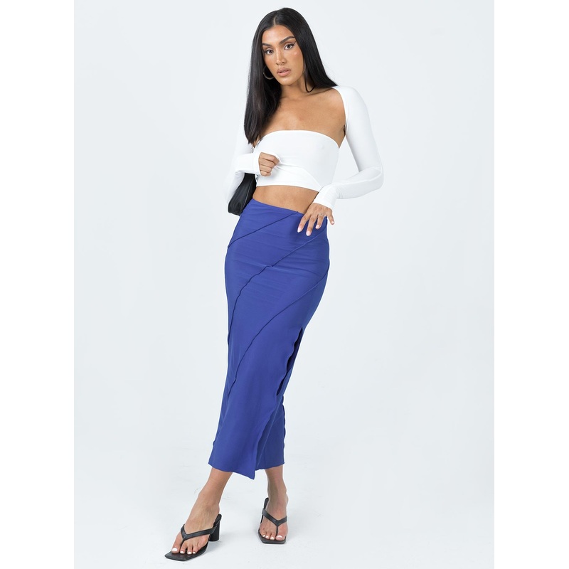 Erika Midi Skirt Blue