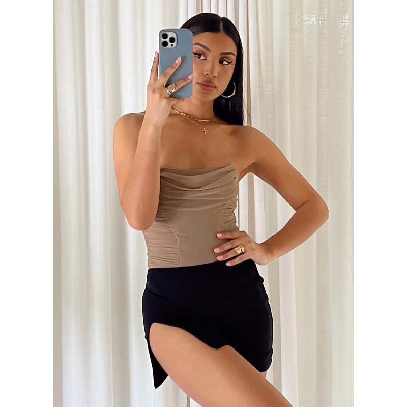 Keanu Bodysuit Mocha