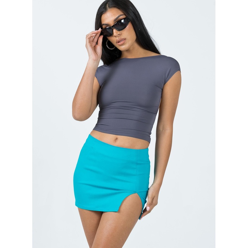 Motel Pelma Skirt Tailoring Azure Blue